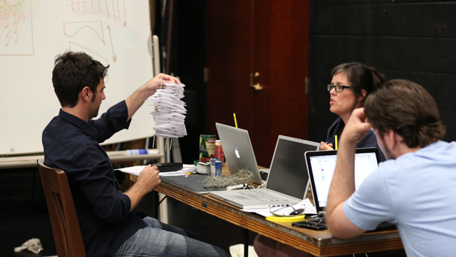 Architects Julie Larsen and Roger Hubeli and Lighting Designer Michael O'Connor consider set design