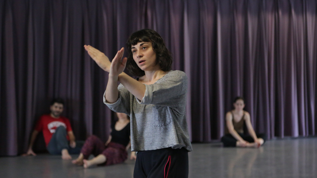 Beth Gill rehearses <i>New Work for the Desert</i>