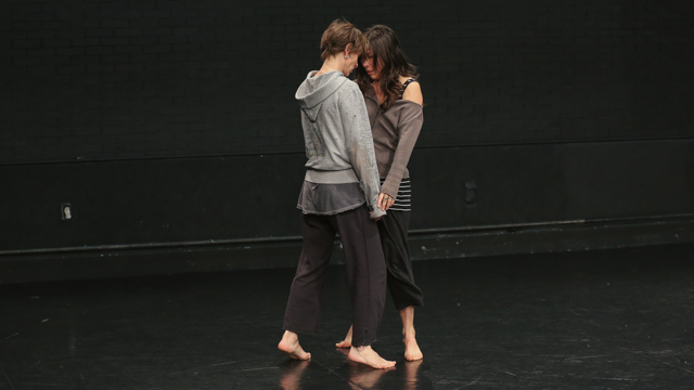 Johnson and Langberg rehearse <i>SHORE</i>