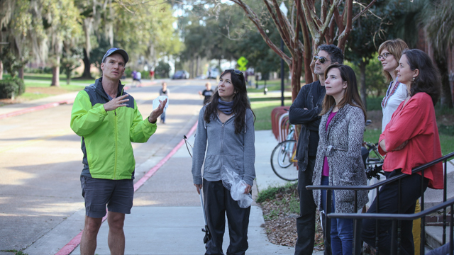 Johnson and Everest prepare participants for Landis Green clean-up