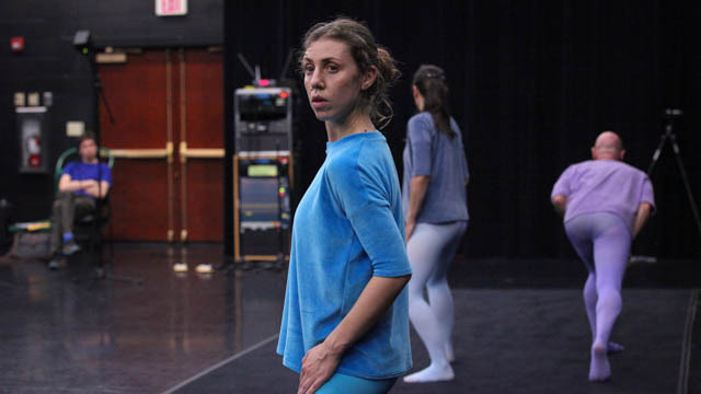 Katerina Andreou rehearses <i>Extra Shapes</i>