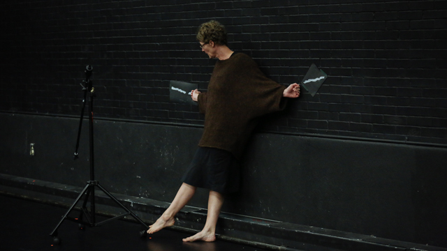 FSU School of Dance Professor Gwen Welliver participating in the <i> in tow </i> informal showing