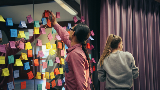 FSU students participating in the Community Visioning Session