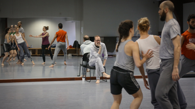 John Jasperse directs rehearsal of his project <i> Remains </i>