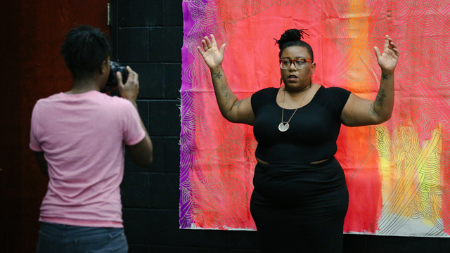 Tasha Ceyan photographs Adee Roberson in rehearsal