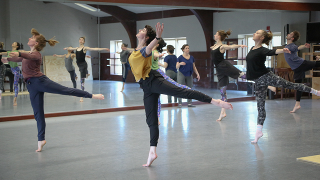 <i>New Work for Goldberg Variations</i> rehearsal