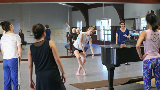 <i>New Work for Goldberg Variations</i> rehearsal