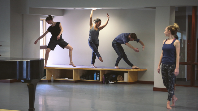 <i>New Work for Goldberg Variations</i> rehearsal