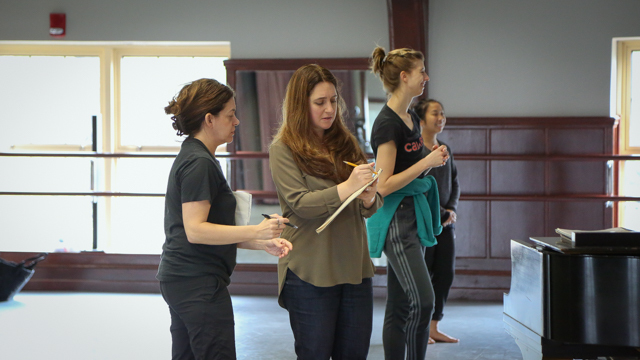 Pam Tanowitz collaborating with pianist Simone Dinnerstein