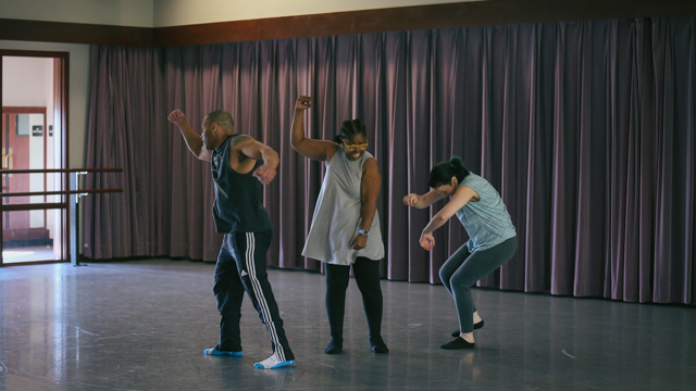 Ron Chunn, Teena Custer & Staycee Pearl rehearse for <i>Touch Update</i>