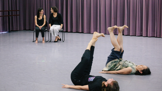 Dancers with Donna Uchizono performing <i>Iron Jane</i>