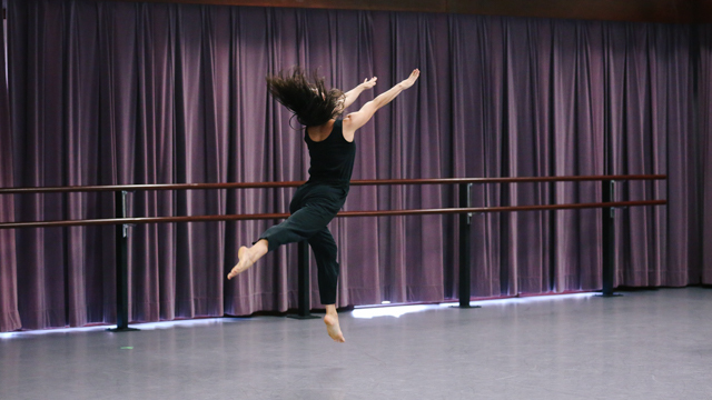 Dancers with Donna Uchizono performing <i>Iron Jane</i>