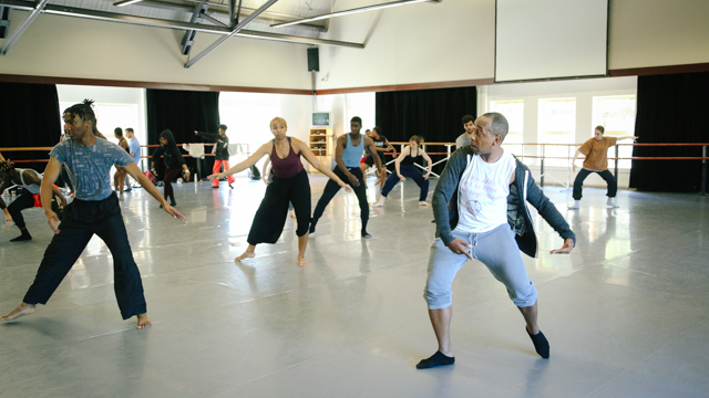 Anderson's class during the School of Dance's Dance-A-Palooza