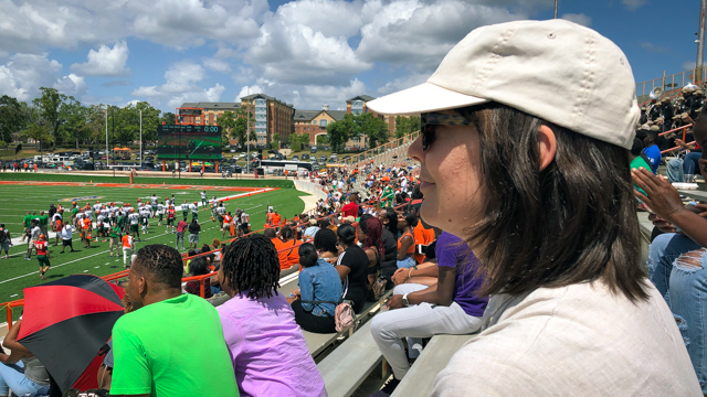 Site-visit research to see the FAMU Diamonds