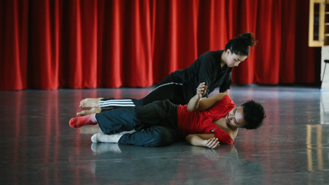 Eli Tamondong and Kim Savarino improvising