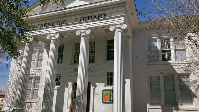 Weeks and collaborators visit the Meek-Eaton Black Archives at Florida A&M University