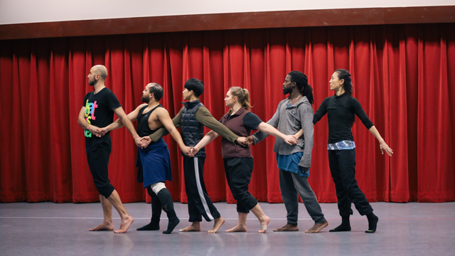 Burr Johnson, Christopher Ralph, Hsiao-Jou Tang, Catie Leasca, Khalifa Babacar Top, Jin Ju Song-Begin<br>in residency for <em>MOVEMENT</em>