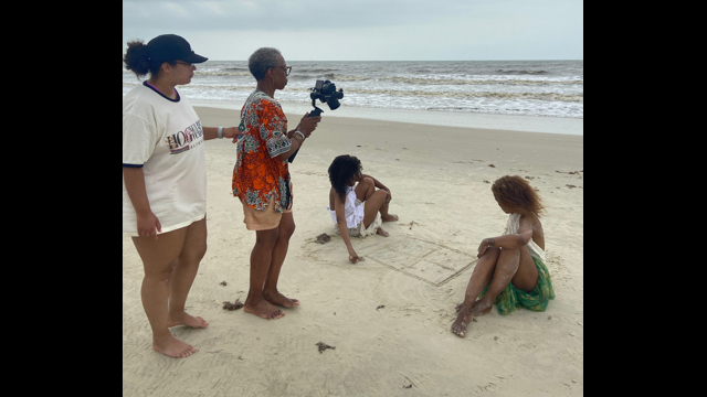 Hubert and Haynes films Love-Roney and love at Cape San Blas