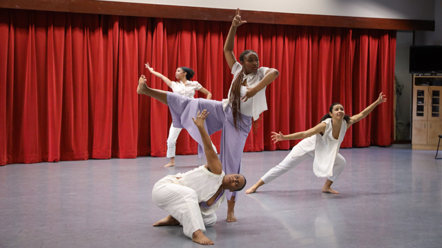 Stiggers, Hailes, Mozie, and Bauman perform during their session