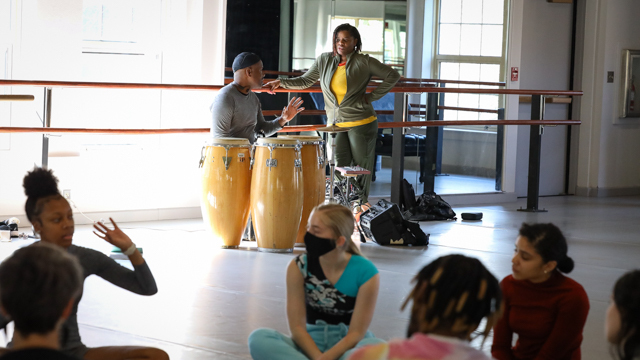 FSU School of Dance Faculty Farai Malianga and Leslie Parker