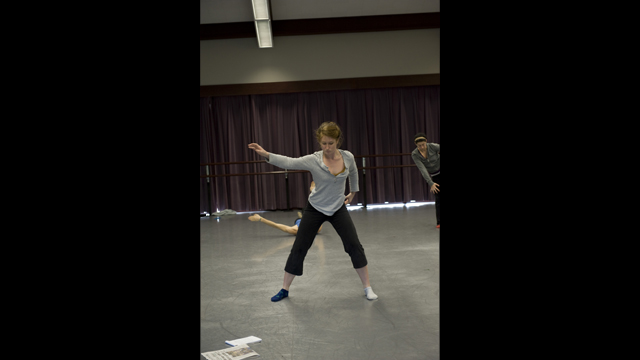 FSU dance students in HIJACK's Movement Workshop.