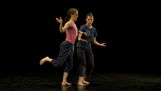 Kristin Van Loon and Arwen Wilder perform during Informal Showing.