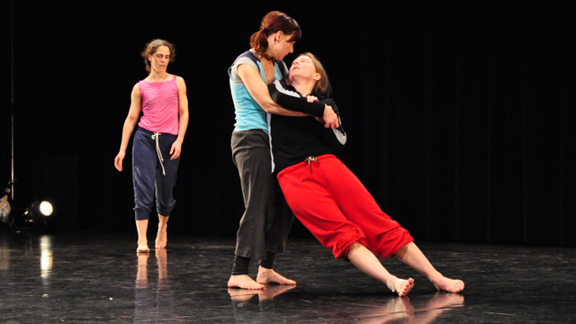 Morgan Thorson and Jennifer Arave perform during Informal Showing.