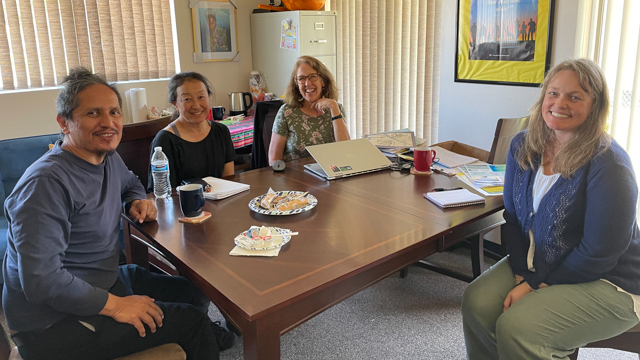 Mazatl and Kajiyama speak with Elaine Webb and Anne Meisenzahl from Big Bend AFTER Reentry Coalition