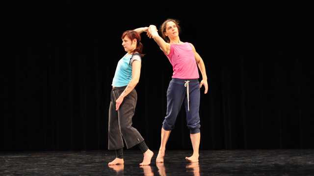 Van Loon and Jennifer Arave perform during Informal Showing.