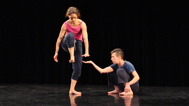 Kristin Van Loon and Arwen Wilder perform during Informal Showing.