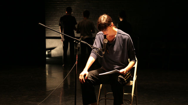 Kennis Hawkins performs in <i>Restless Eye</i> Informal Showing