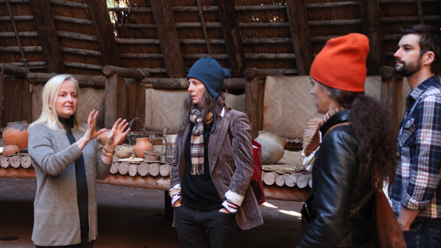 Thorson and collaborators research at Mission San Luis with Dr. Bonnie McEwan.