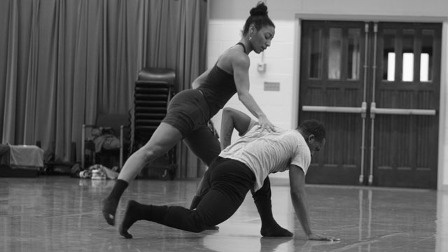 Abraham's collaborators share material during FSU School of Dance Forum